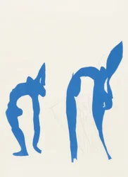 Lot de huit lithographies en couleur