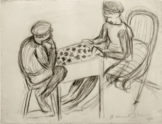 Les joueurs de dames