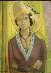 Mademoiselle L.L. Le chapeau jaune