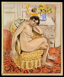 Nu dans un fauteuil