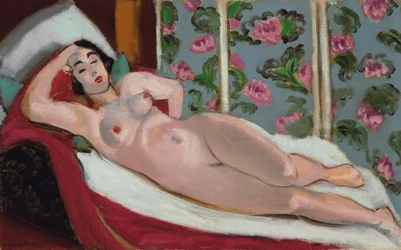 Nu sur une chaise longue