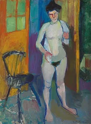 Nu avec serviette blanche, vers 1901-1903 (huile sur toile)