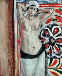 Odalisque aux bras levés