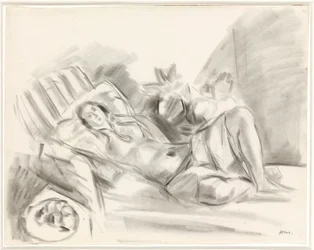 Odalisque avec magnolias