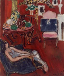 Intérieur rouge
