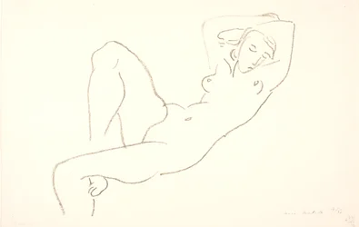 Femme nue endormie