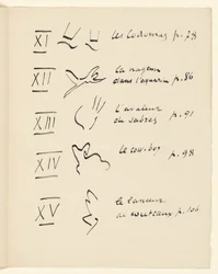 Table des images 3. Tiré de «Jazz». P. 151