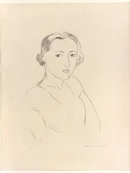 Tête de jeune femme