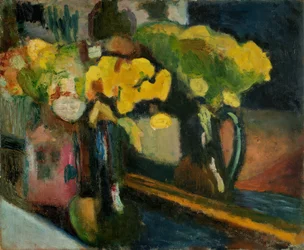 Les fleurs jaunes