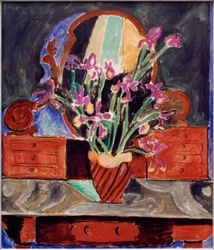 Vase avec iris