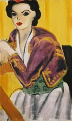 Violet Bolero 1937 (huile sur toile)