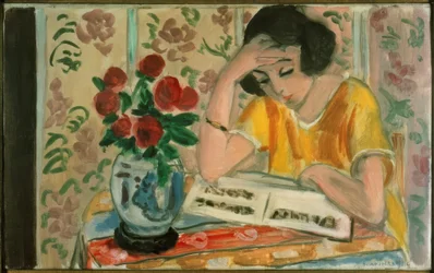 Femme en train de lire