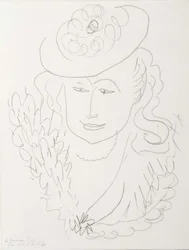 Femme au chapeau