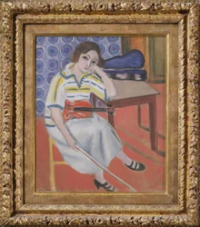 Femme au violon, vers 1921-23 (huile sur toile)