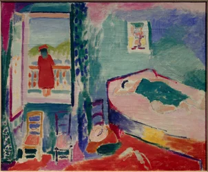 interieur a collioure - la sieste 1905 (Oil on canvas )