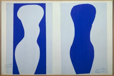 jazz - formes 1944 (Gouache, papier découpé et collé sur toile)