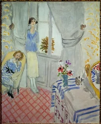 le boudoir 1921 (huile sur toile)