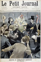 Arrivée du commandant Marchand à Paris - dans "Le Petit Journal" du 11/06/1899