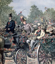 Parade de la bataille des fleurs, 1891