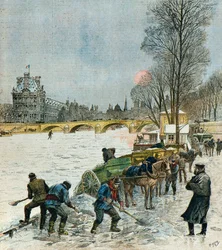 Vague de froid sur Paris