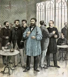Députés à la buvette de l