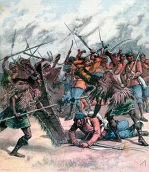 Insurrection à Manpur, Inde, 1891