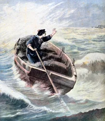 Perdu en mer, 1891