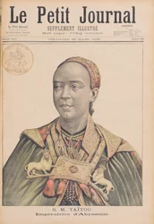 Portrait de Taytu Betul (c.1851-1918) Impératrice d