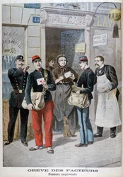 Employés de la poste improvisent