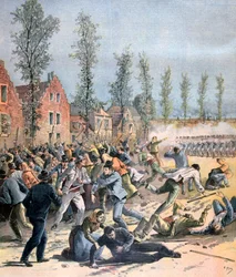 Émeutes à Mons, Belgique, 1893