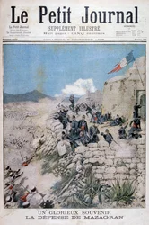 La défense de Mazagran, Algérie, 1896