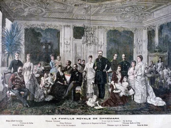 La famille royale du Danemark, 1891