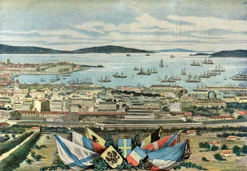 Vue de la rade de Toulon