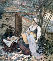 Jeune mère, 1891