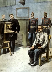 Le début de la photographie anthropométrique, c.1895 (illustration)