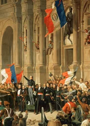 Révolution de 1848 : Le poète Alphonse de Lamartine rejette le drapeau rouge de l