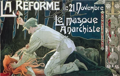 La Réforme le 21 novembre, le masque anarchiste, 1897