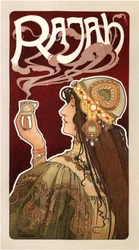 Affiche de Rajah Coffee, 1899