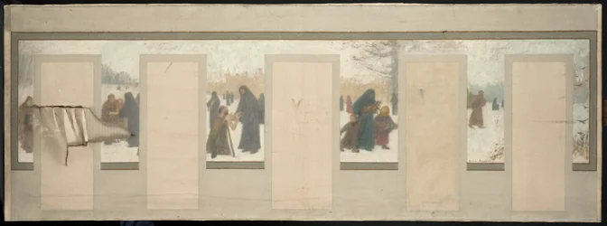 Esquisse pour la mairie de Bagnolet : Paysage d