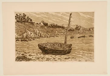 [Barque au bord de l