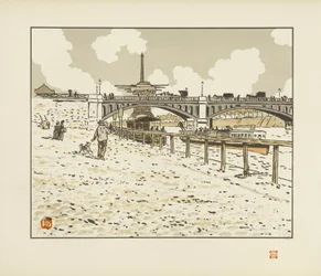 Du pont de Grenelle [Les trente-six vues de la tour Eiffel]
