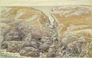 Falaises à Belle-Isle-en-Mer