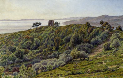 Vieille tour et les îles d