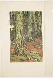 Lessive sous les arbres, Loguivy