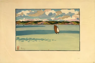 Barque, baie de la Fresnaye (Saint-Cast)