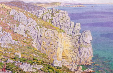 Morgat, falaises à Port Haor