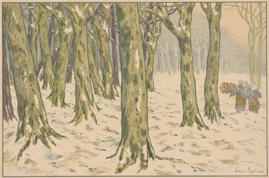 Les bois, hiver