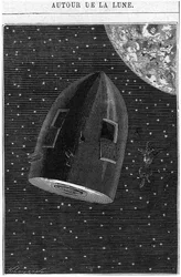 Départ pour la Lune, illustration de 