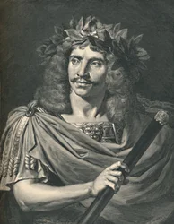 Molière en Jules César dans la Tragédie de Pompée, 1886