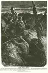 Jules César, déguisé en esclave, révélant son identité à l